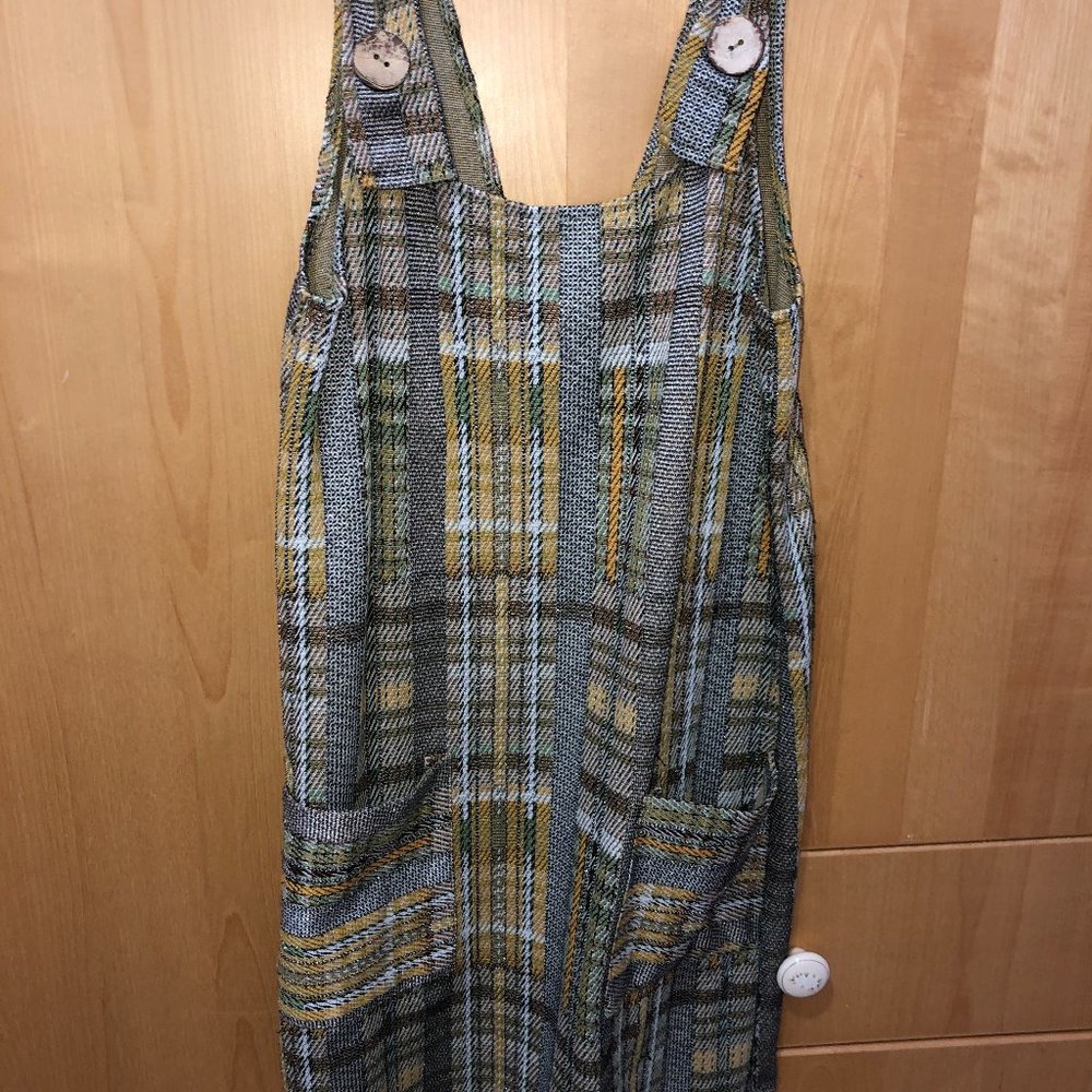 Zara Tweed Overall Dress